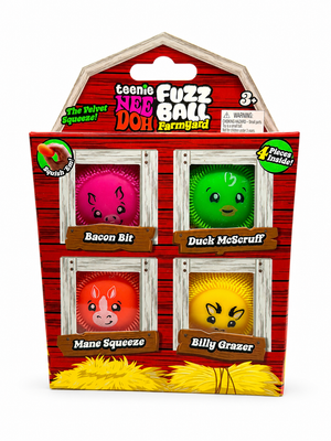 NeeDoh Teenie Fuzz Ball Farmyard