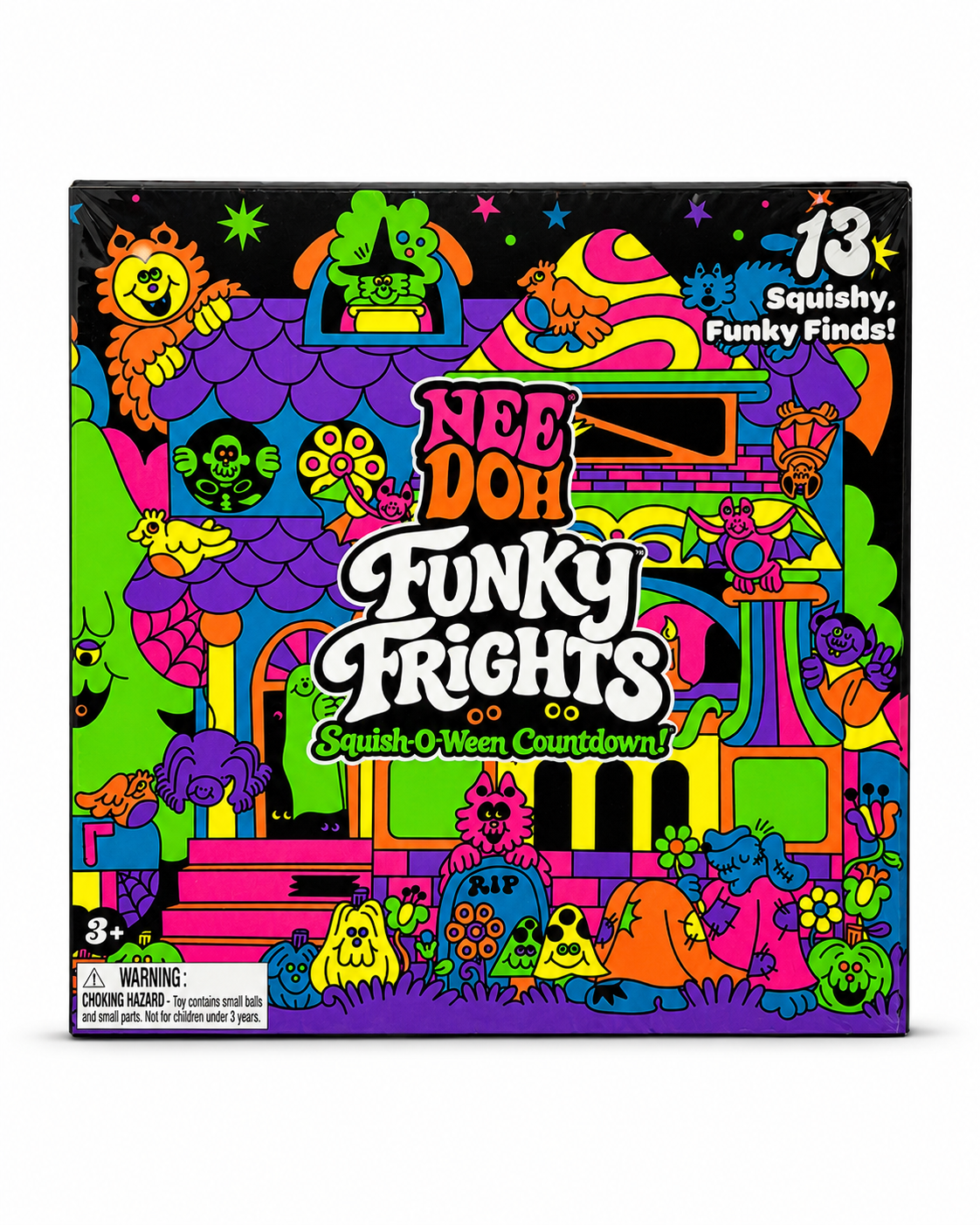 NeeDoh 2026 Funky Frights Squish-O-Ween Countdown Individual Pieces