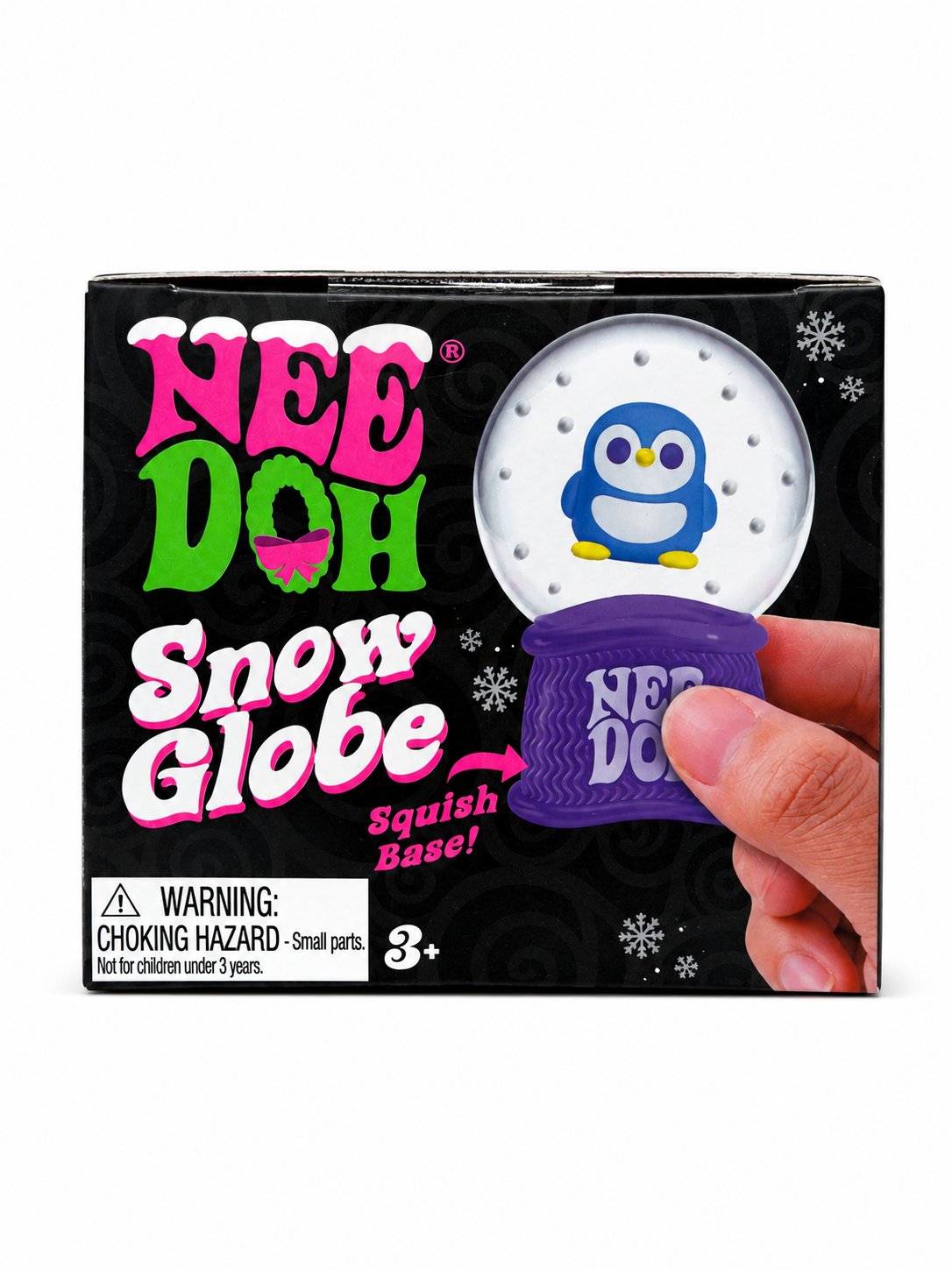 NeeDoh Snow Globe Twin Rudy the ReinDoh (Rare)
