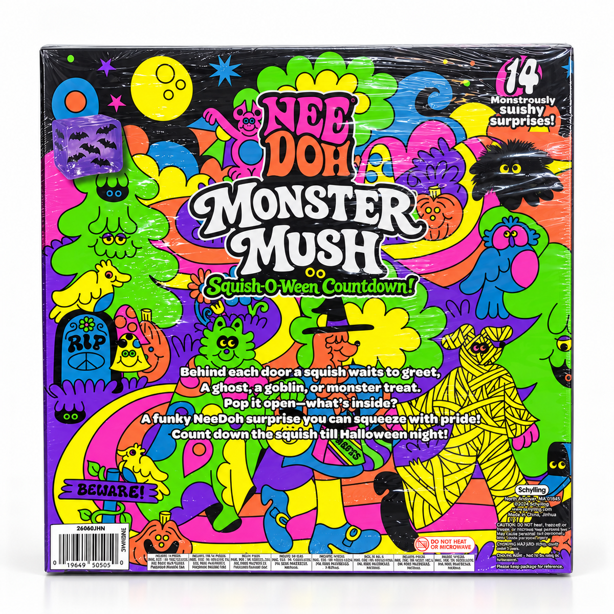 NeeDoh Monster Mush Squish-O-Ween Countdown