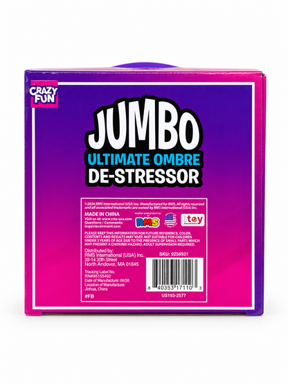 RMS Crazy Fun Jumbo Ultimate Ombre De-Stressor Ball